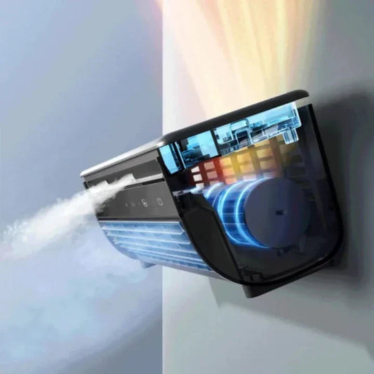 Portable Air Cooler with Wireless Rechargeable Design