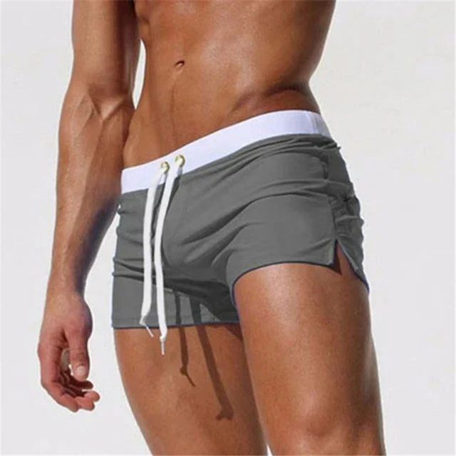 Quick-Dry Swim Shorts with Adjustable Waistband