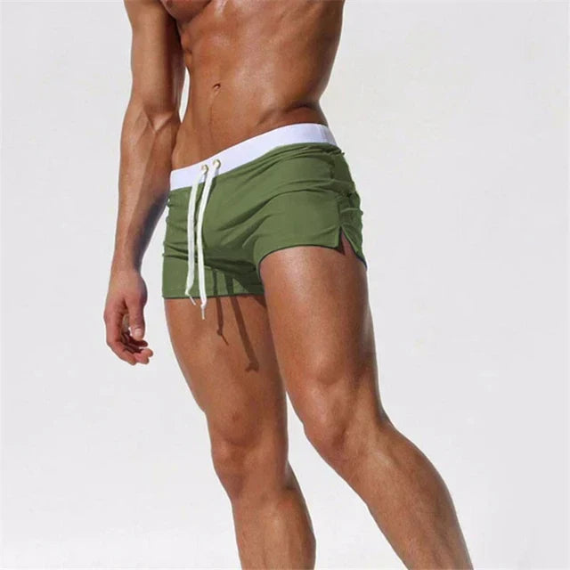 Quick-Dry Swim Shorts with Adjustable Waistband