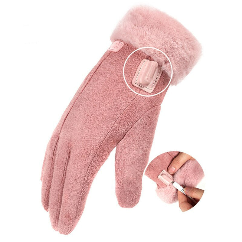 Rechargeable Heated Winter Gloves – 5000mAh Battery, Touchscreen Compatible