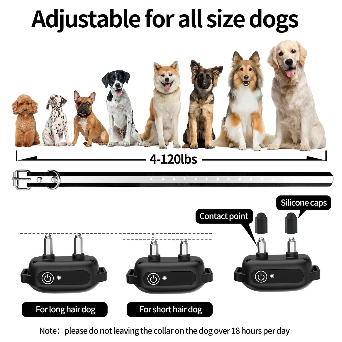 Rechargeable Waterproof Dog Training Collar