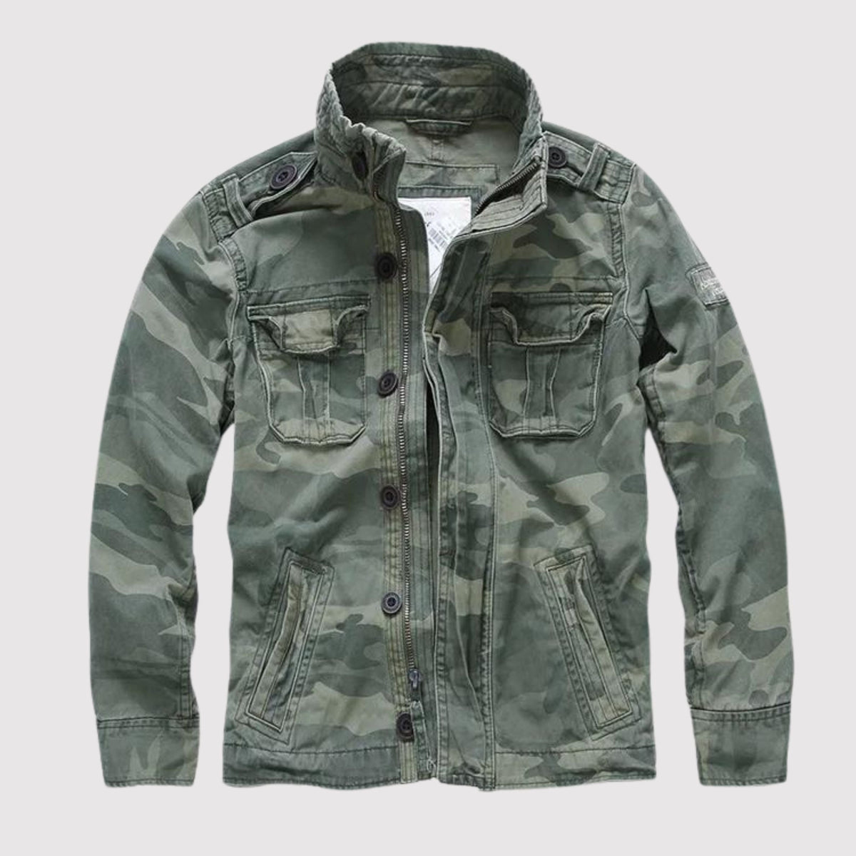 Retro Jean Jacket - Multiple Pockets - Classic Style