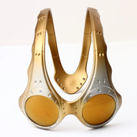 Retro Oversized Round Lens Metal Frame Sunglasses for Outdoor Cycling