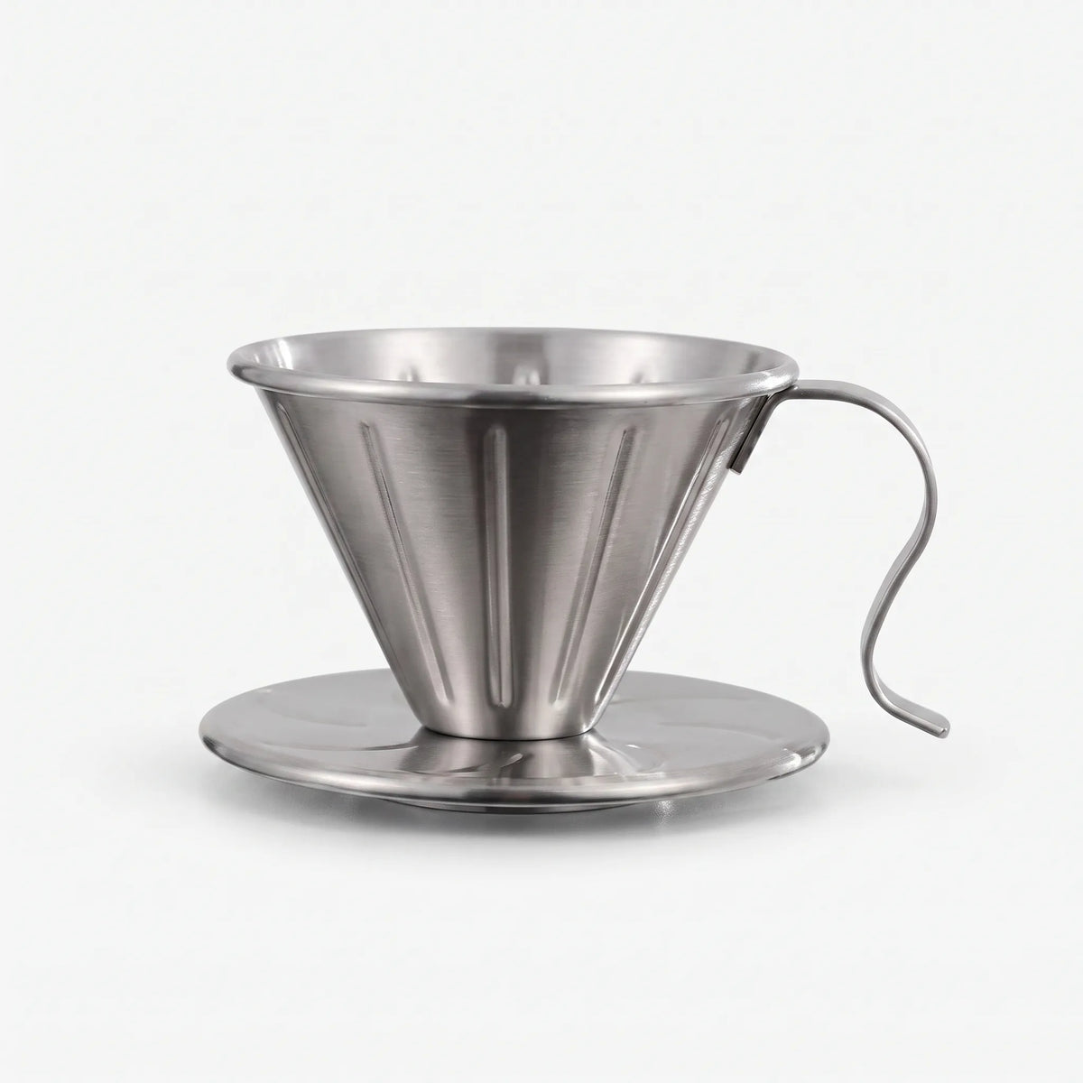 Ribbed Pour-Over Coffee Dripper