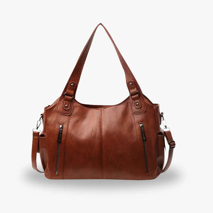 School Satchel with Shoulder Strap and Zipper