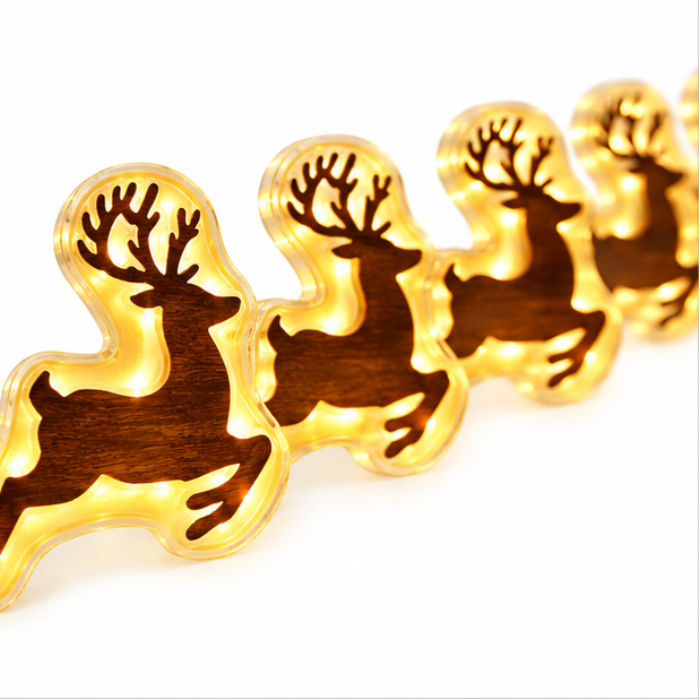 Self-Adhesive 3D LED Christmas Wall Decorations