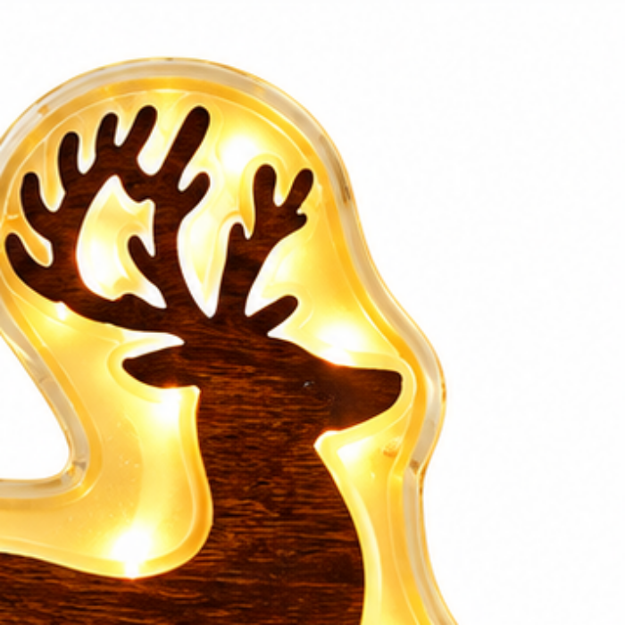 Self-Adhesive 3D LED Christmas Wall Decorations