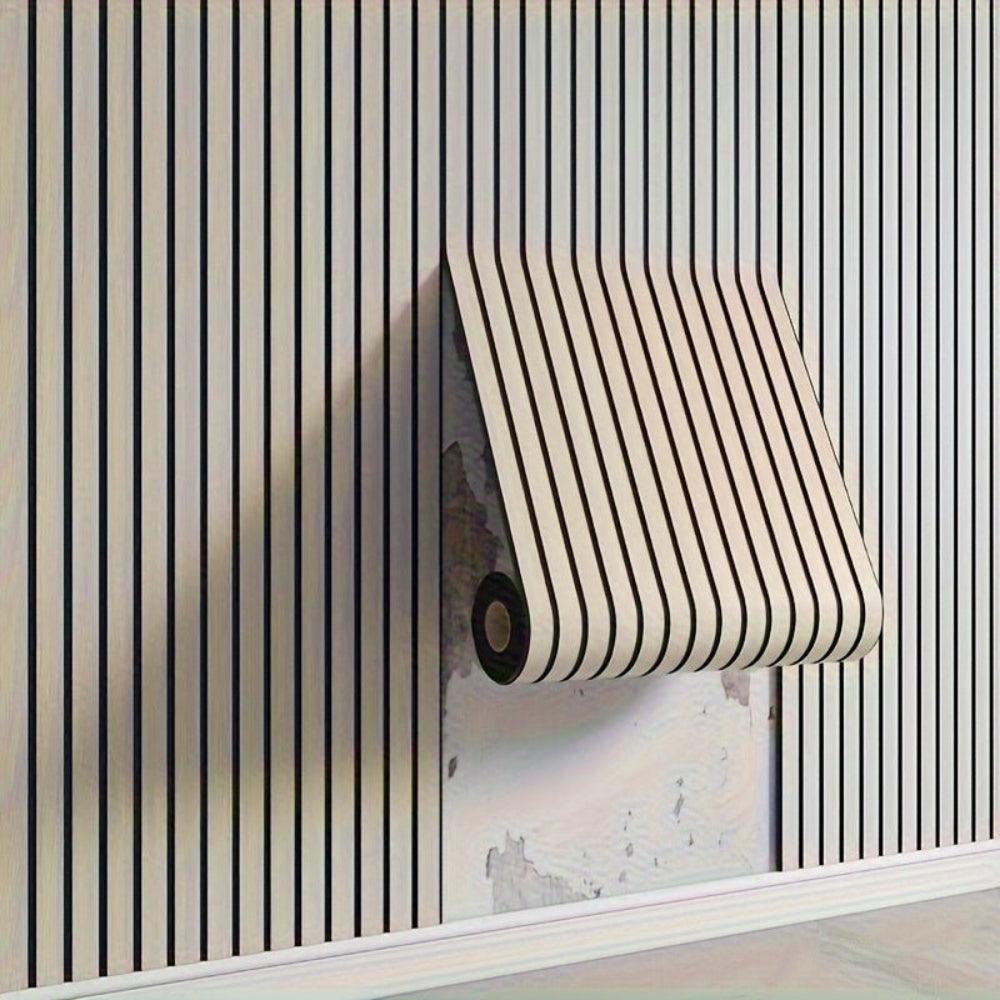 Self-Adhesive 3D Wall Panels with Wood Effect