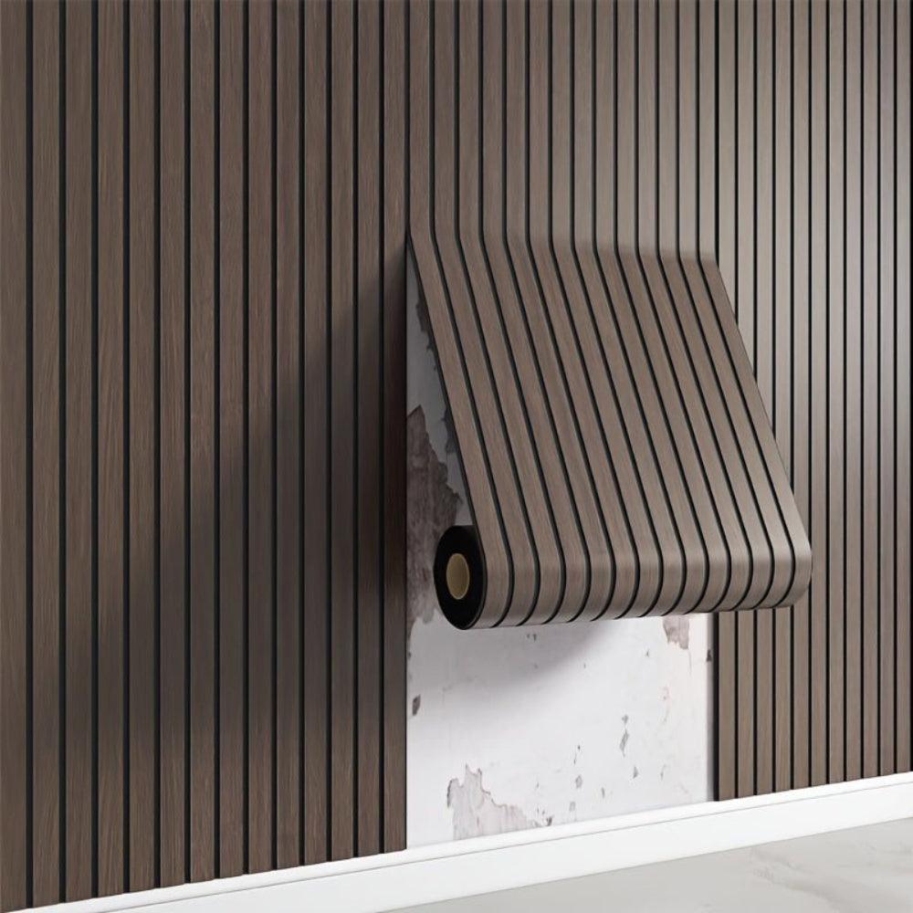 Self-Adhesive 3D Wall Panels with Wood Effect