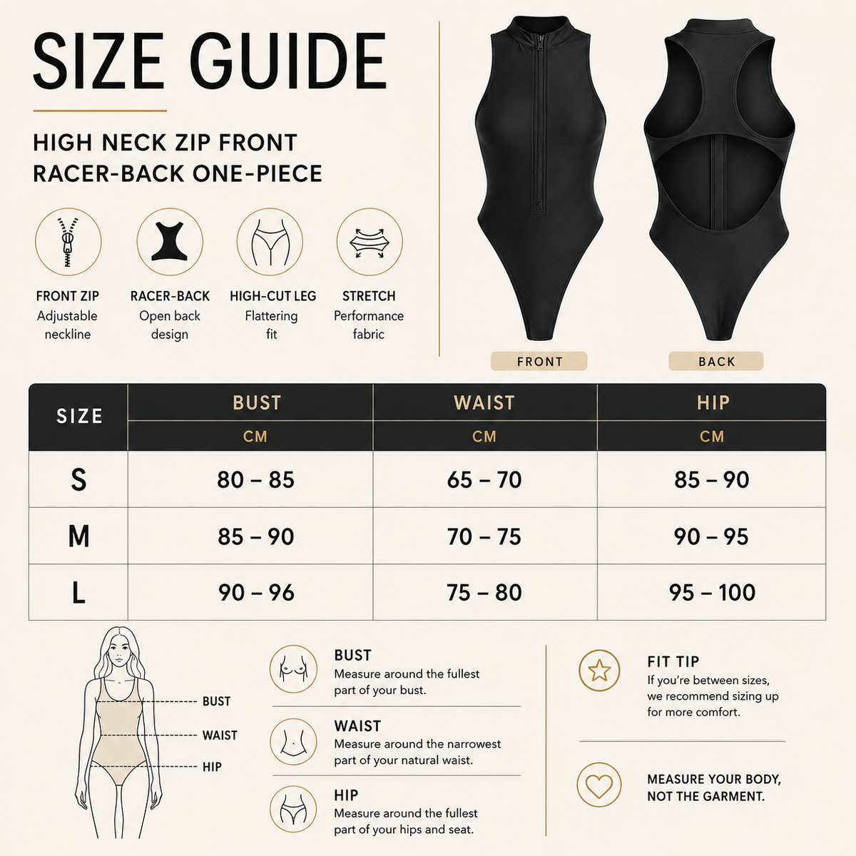 Sleeveless One Piece Swimsuit