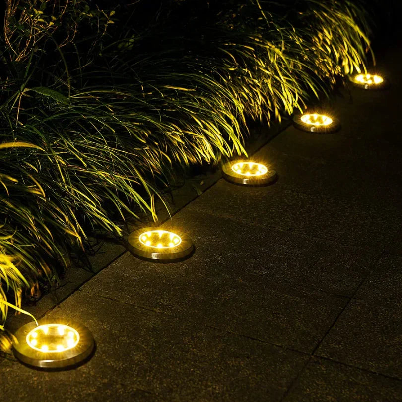 Solar Ground Lights – Weatherproof Outdoor LED Pathway Lighting Powered by the Sun