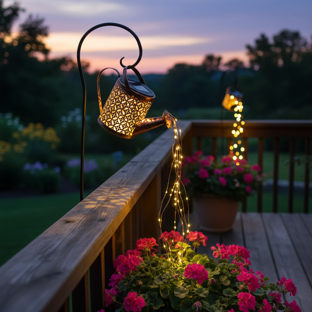 Solar-Powered Decorative Garden Light
