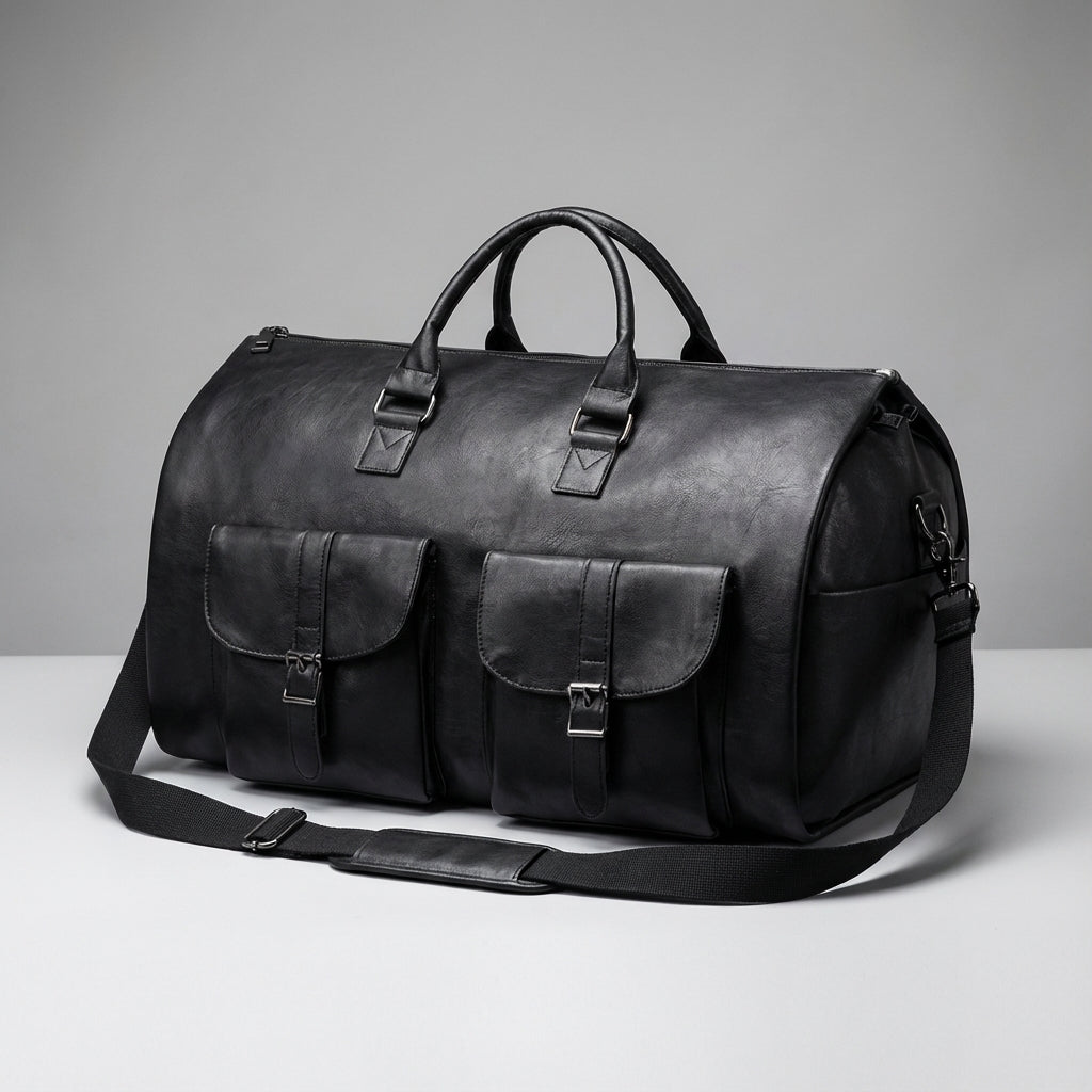 Spacious Weekender Travel Bag with Shoe Compartment - Organized Travel