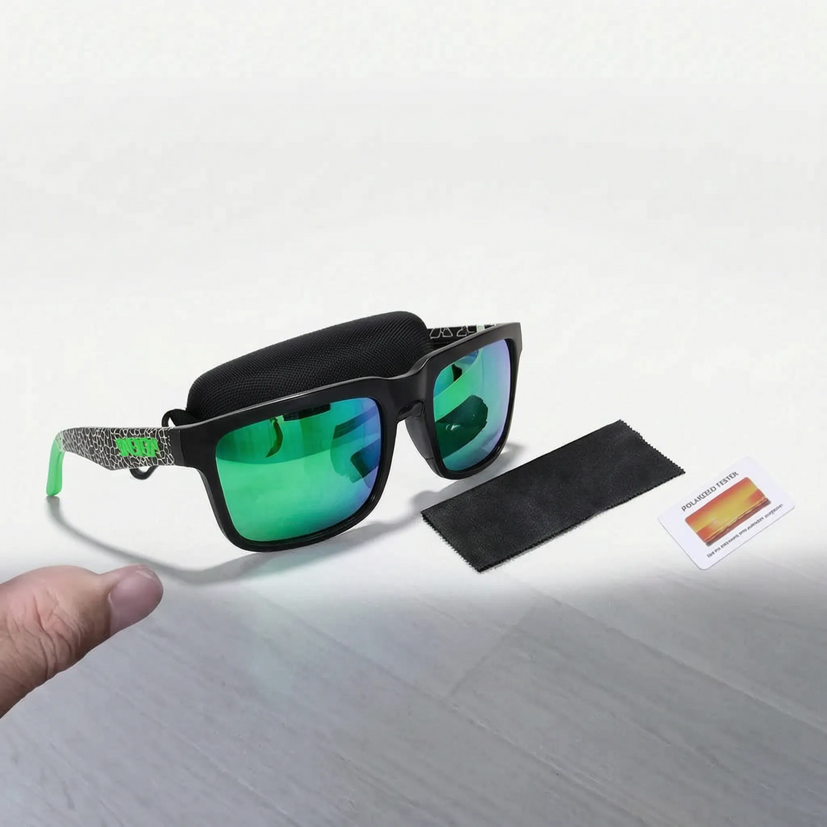 Square Frame Polarized Sunglasses