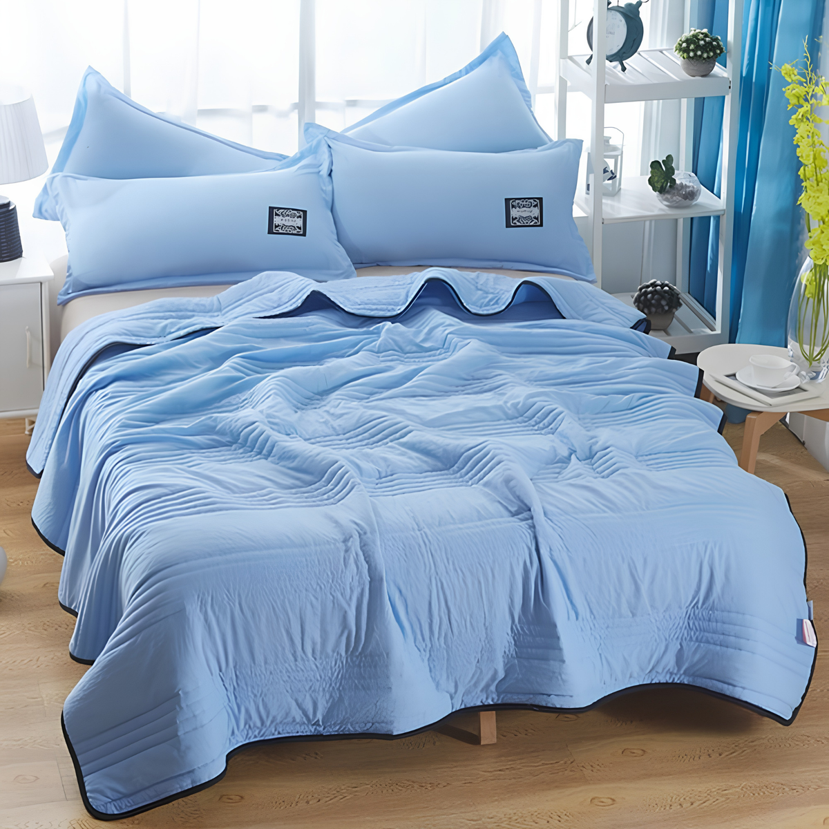 The Everchill Ice Cooling Blanket Keeps You Comfortable and Cool All Night