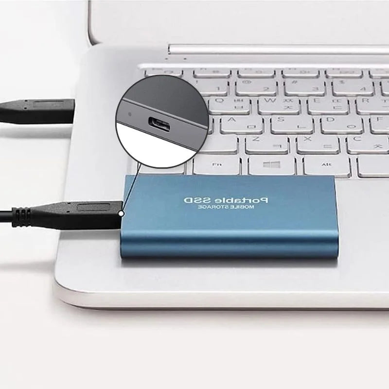 Ultra Fast External SSD – Portable Storage USB 3.1 (Up to 128GB)