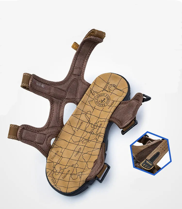 Unisex orthopedic sandals with Velcro - comfort and support