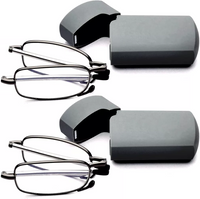 Unisex Portable Folding Reading Glasses with Case