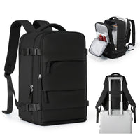 Versatile Travel and Day Backpack with Shoe Compartment and Waterproof Compartments
