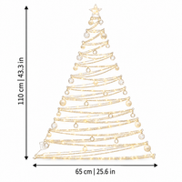Wall-Mounted Christmas Tree