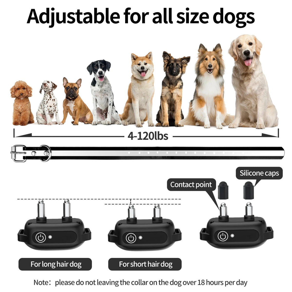 Waterproof Remote Dog Training Collar with Shock & Beep