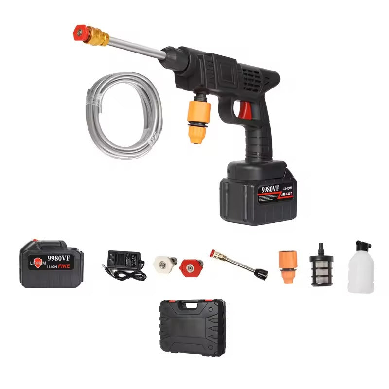 Wireless High Pressure Spray Gun | Portable Cleaning
