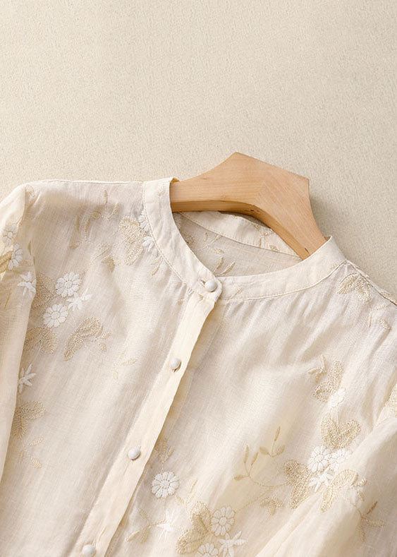 Women's Button-Down Floral Blouse