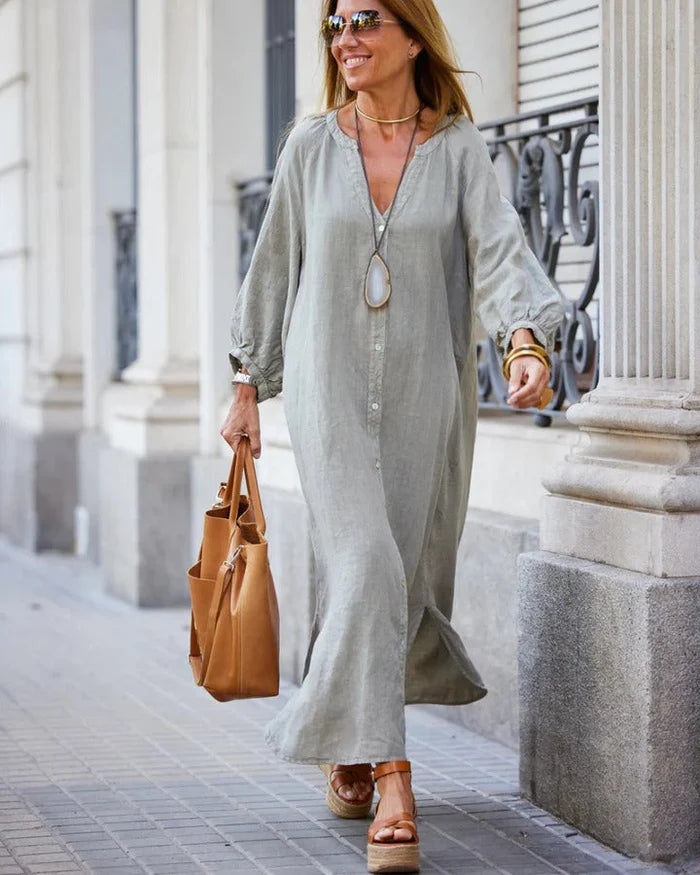 Women's Button-Down Maxi Dress