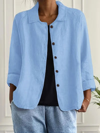 Women's Button-Front Casual Jacket