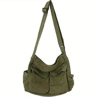 Women's Canvas Shoulder Bag – Vintage and Spacious