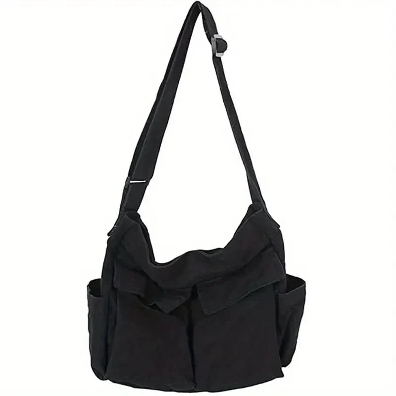Women's Canvas Shoulder Bag – Vintage and Spacious