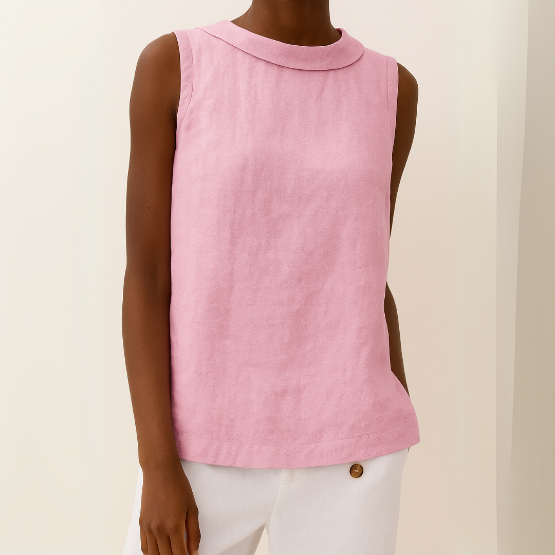 Women's Collared Relaxed-Fit Top