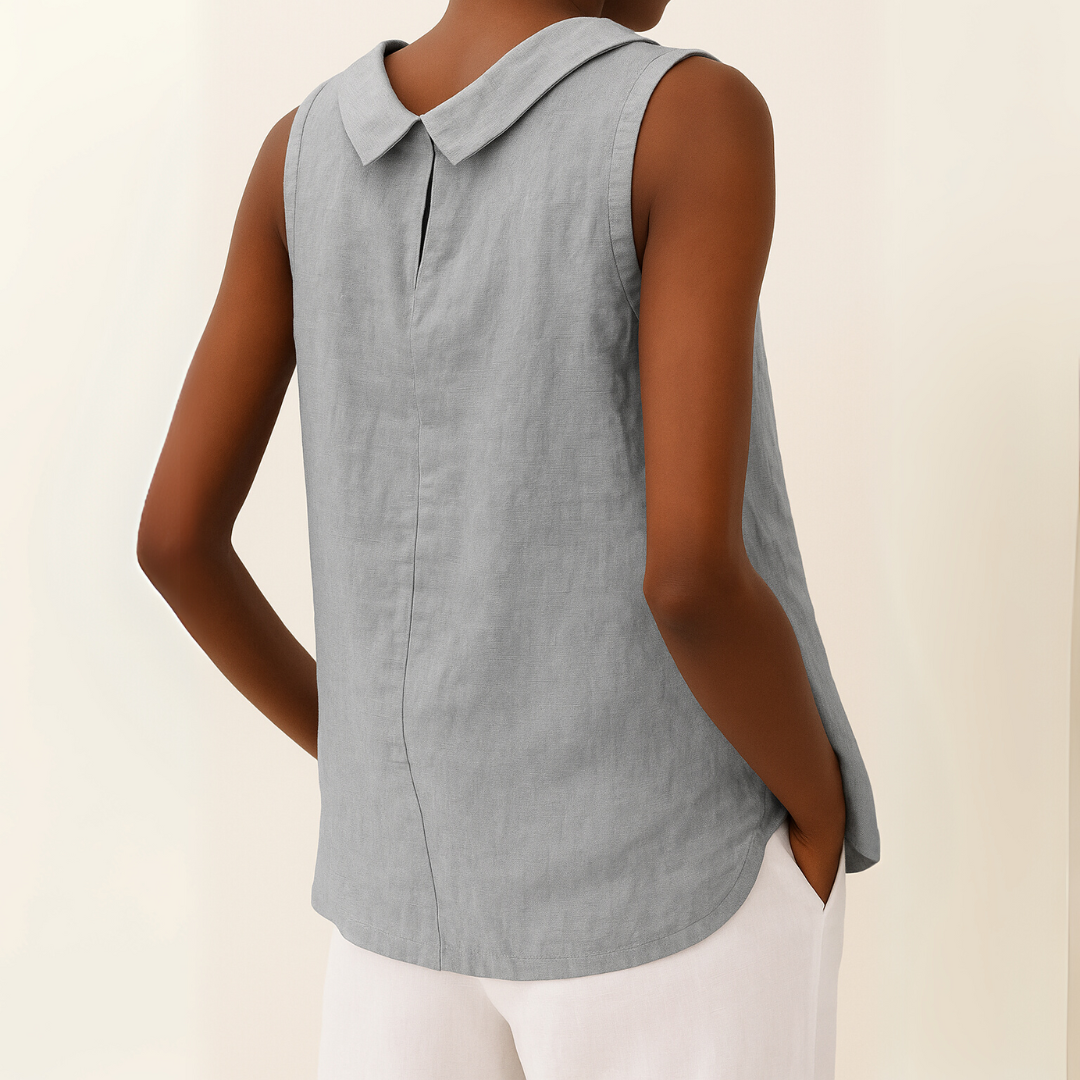 Women's Collared Relaxed-Fit Top