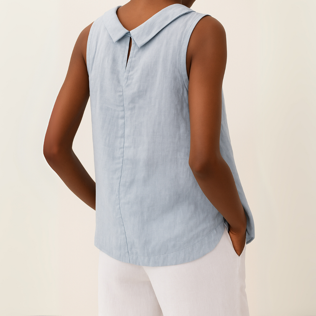 Women's Collared Relaxed-Fit Top