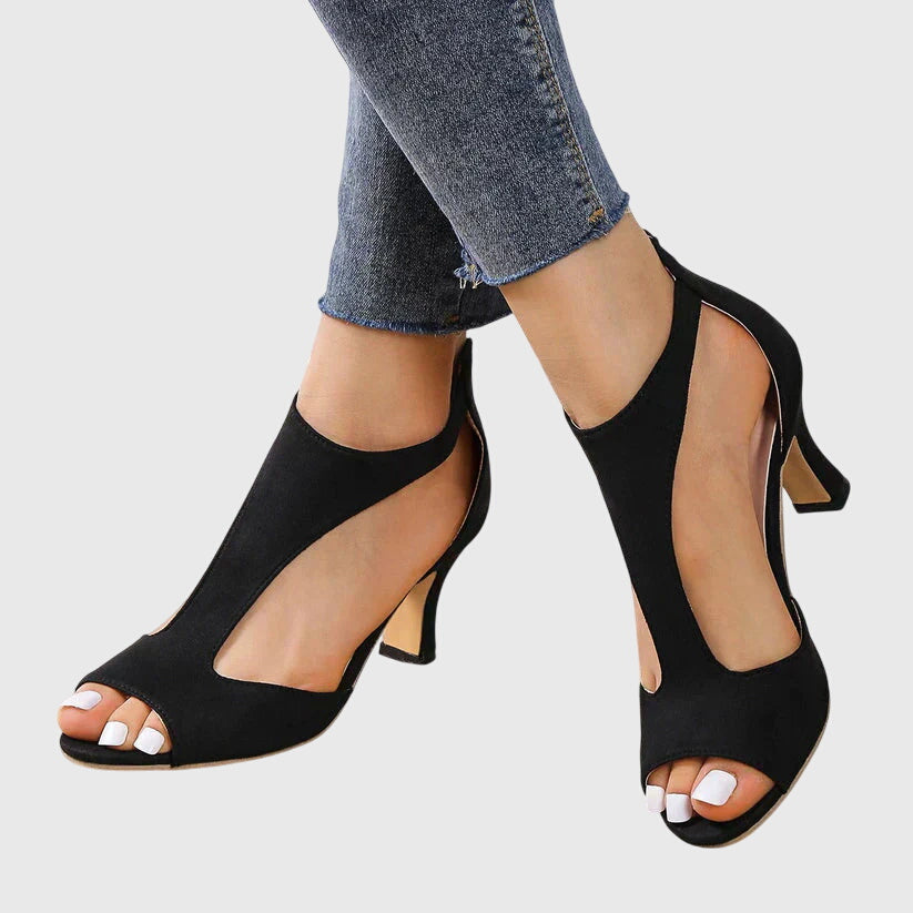 Women's Orthopedic Open Toe Heeled Sandals