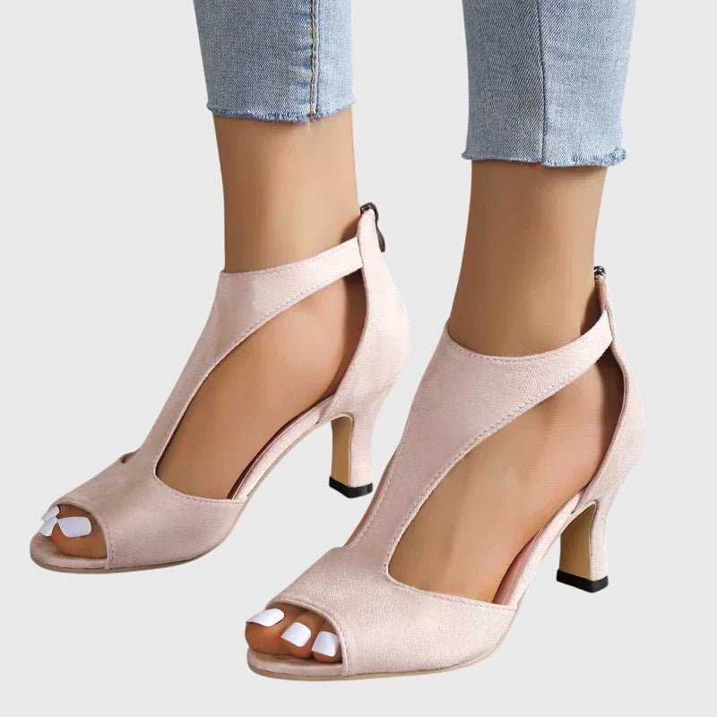 Women's Orthopedic Open Toe Heeled Sandals