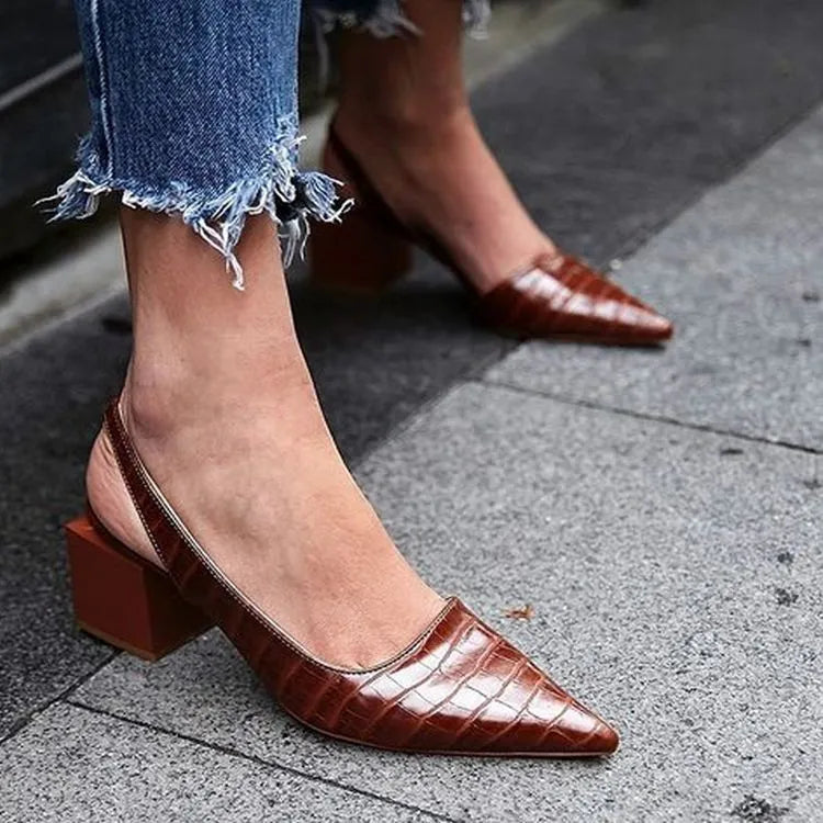 Women's Orthopedic Slingback Pumps