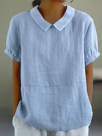 Women's Relaxed-Fit Linen Shirt