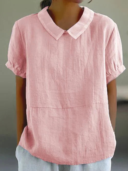 Women's Relaxed-Fit Linen Shirt
