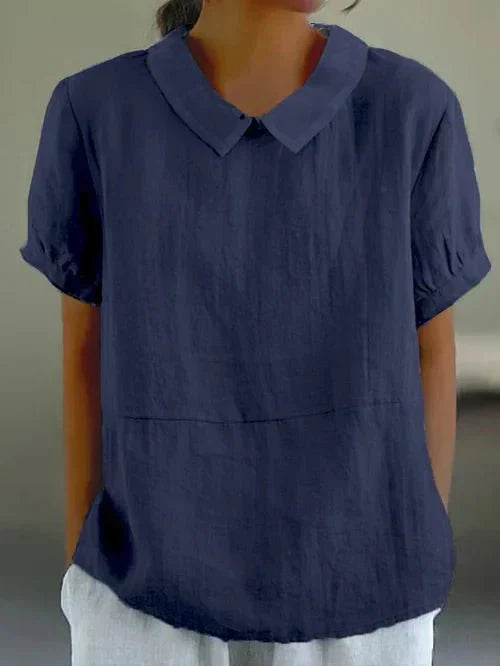 Women's Relaxed-Fit Linen Shirt