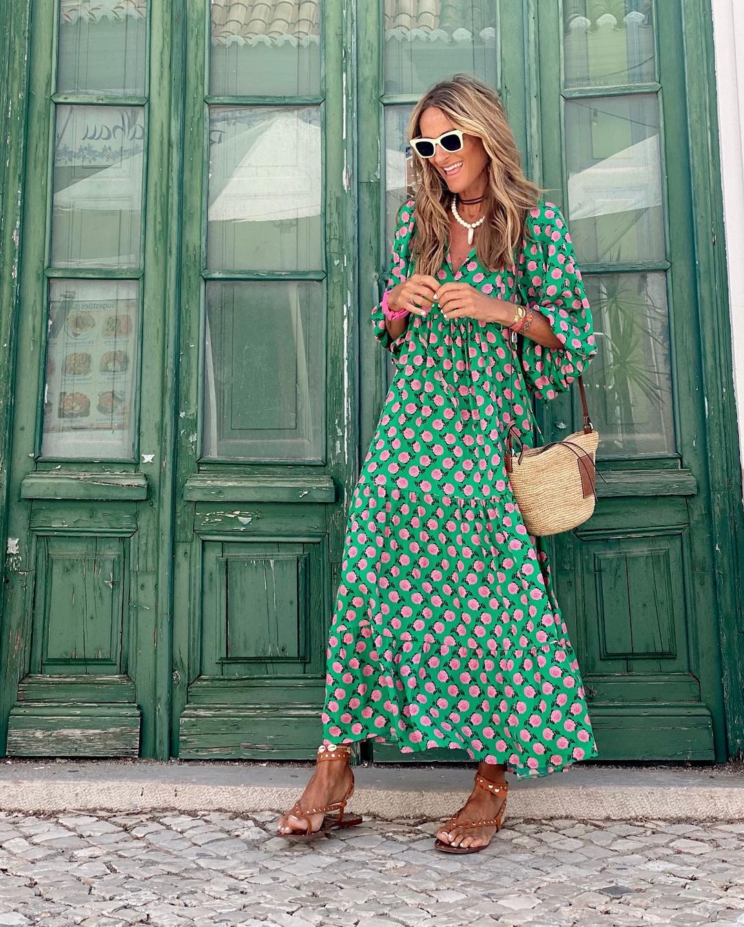 Women's Ruffled Summer Maxi Dress