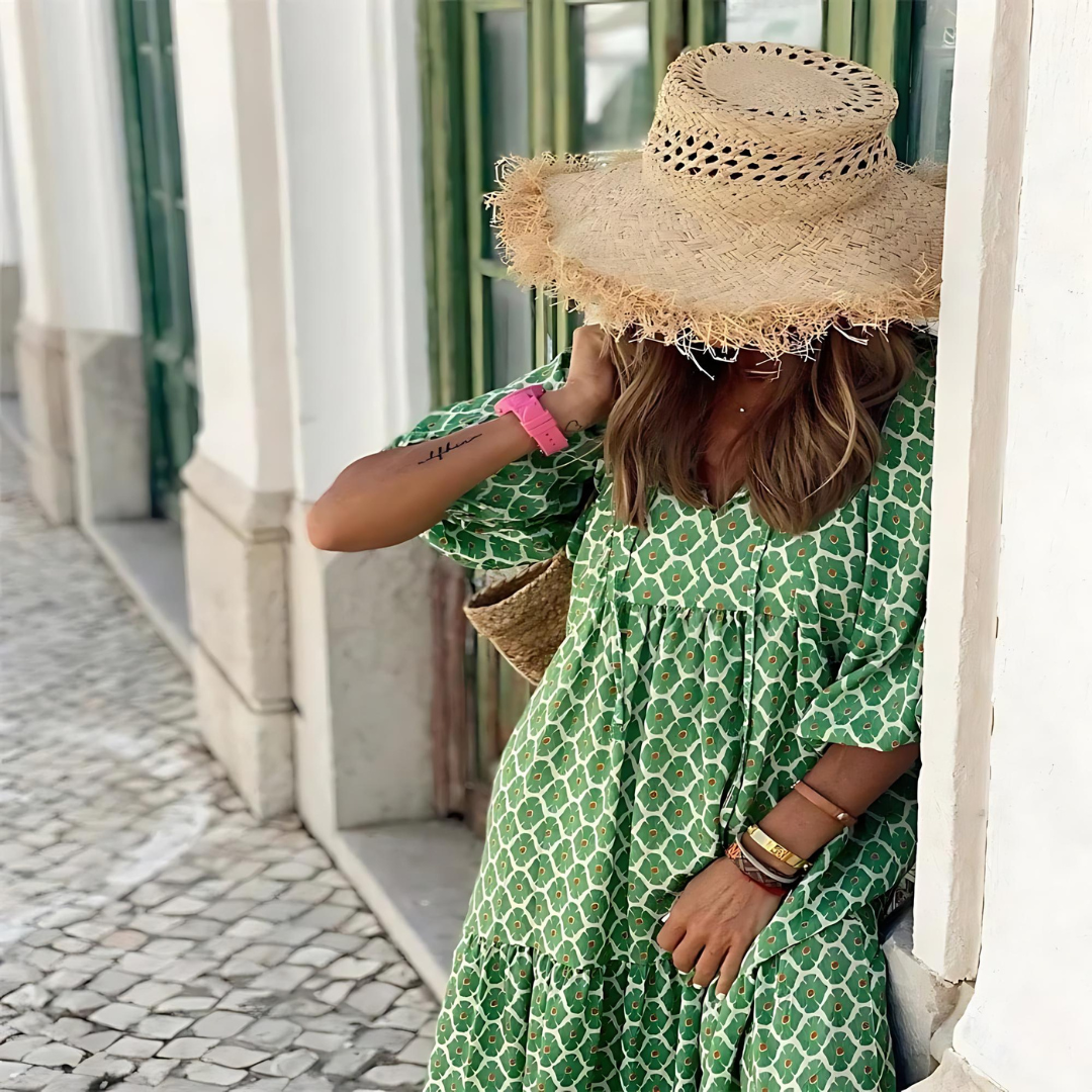 Women's Ruffled Summer Maxi Dress