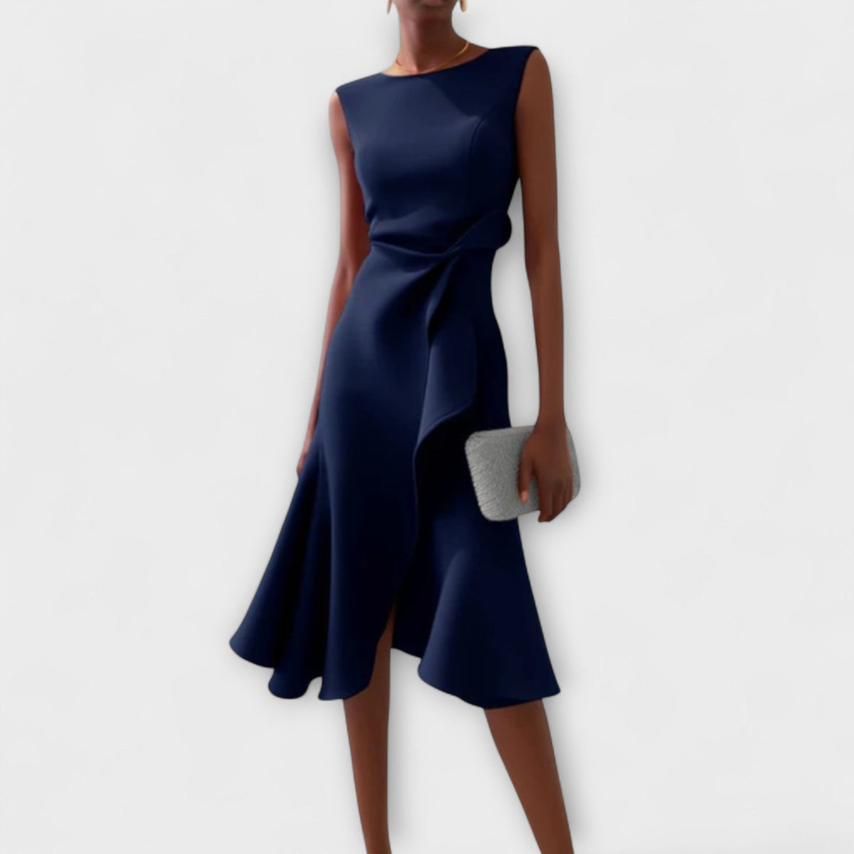 Women's Sleeveless Midi A-Line Dress