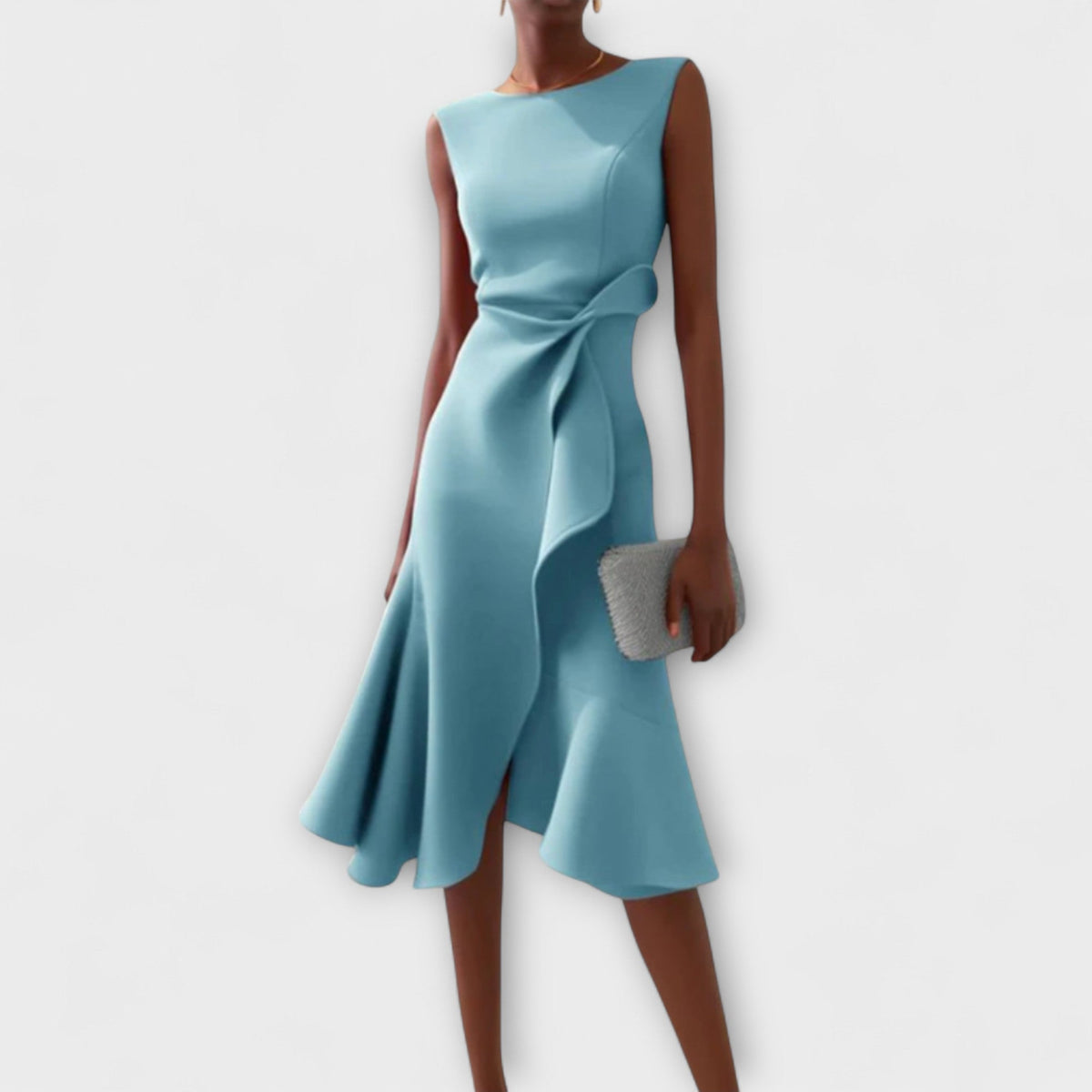 Women's Sleeveless Midi A-Line Dress