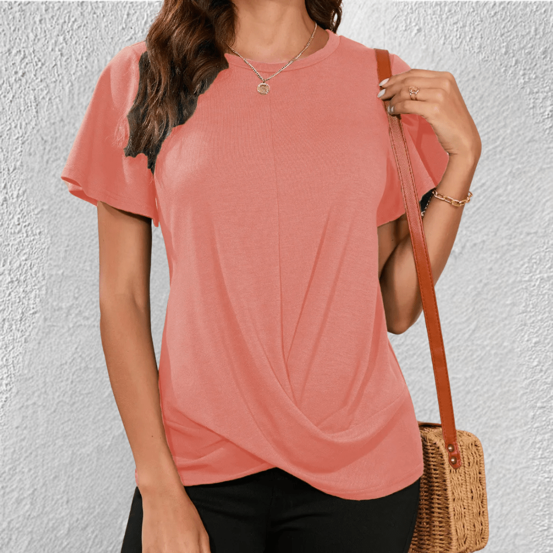 Women's Tummy Control Round Neck Top