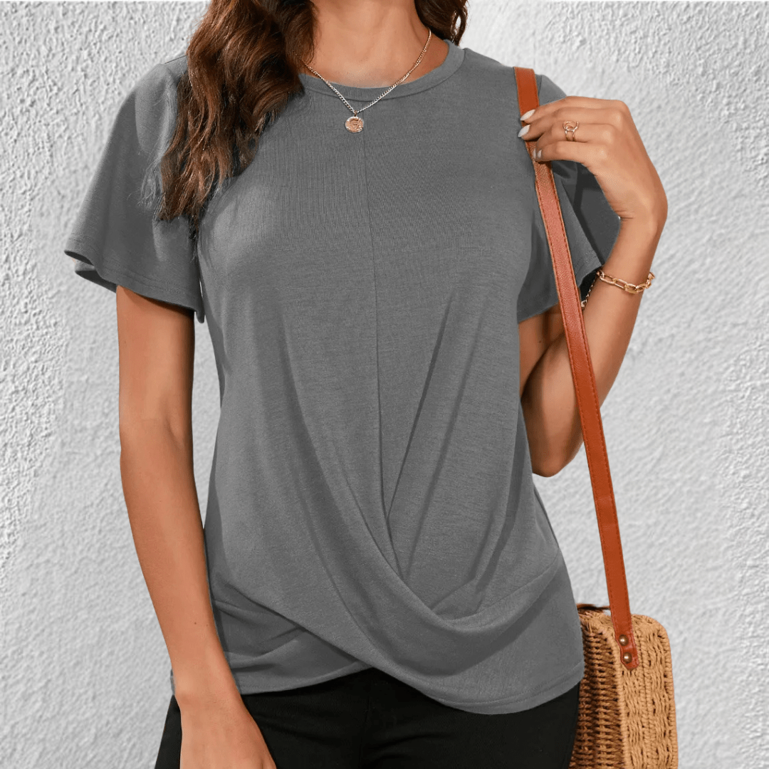 Women's Tummy Control Round Neck Top