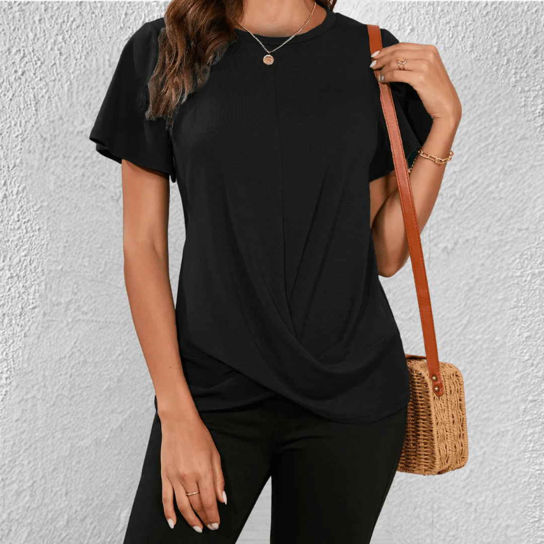 Women's Tummy Control Round Neck Top