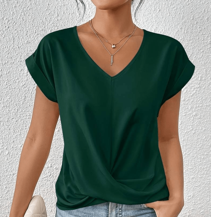Women's Tummy Control V-Neck Top