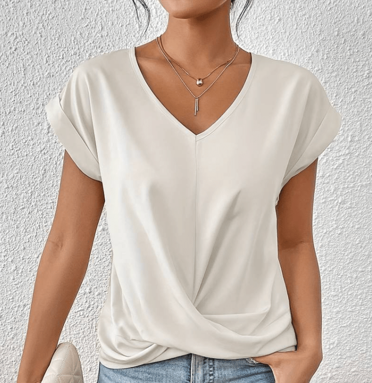 Women's Tummy Control V-Neck Top