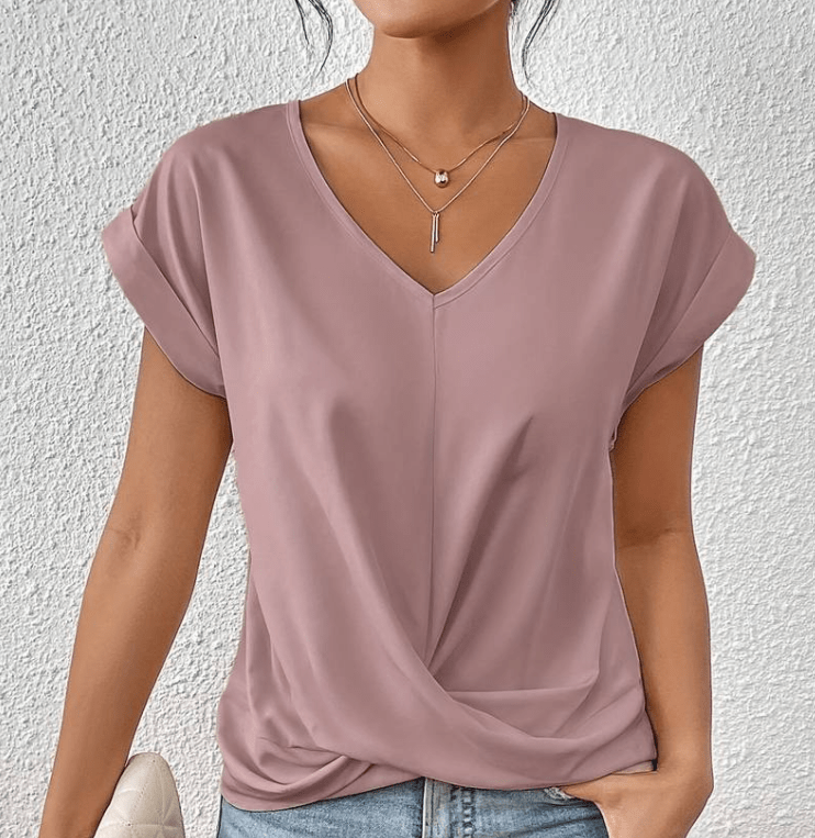 Women's Tummy Control V-Neck Top